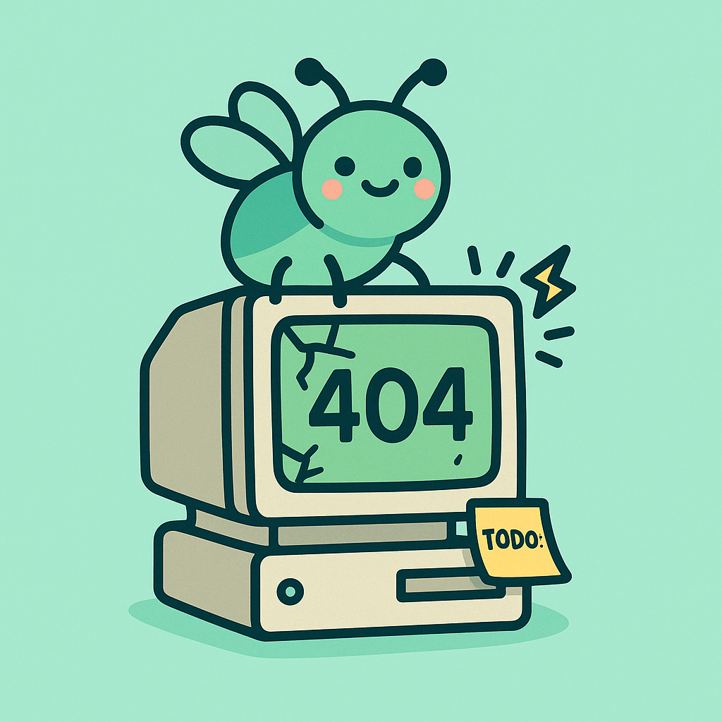 BuggedOut Stickers Logo